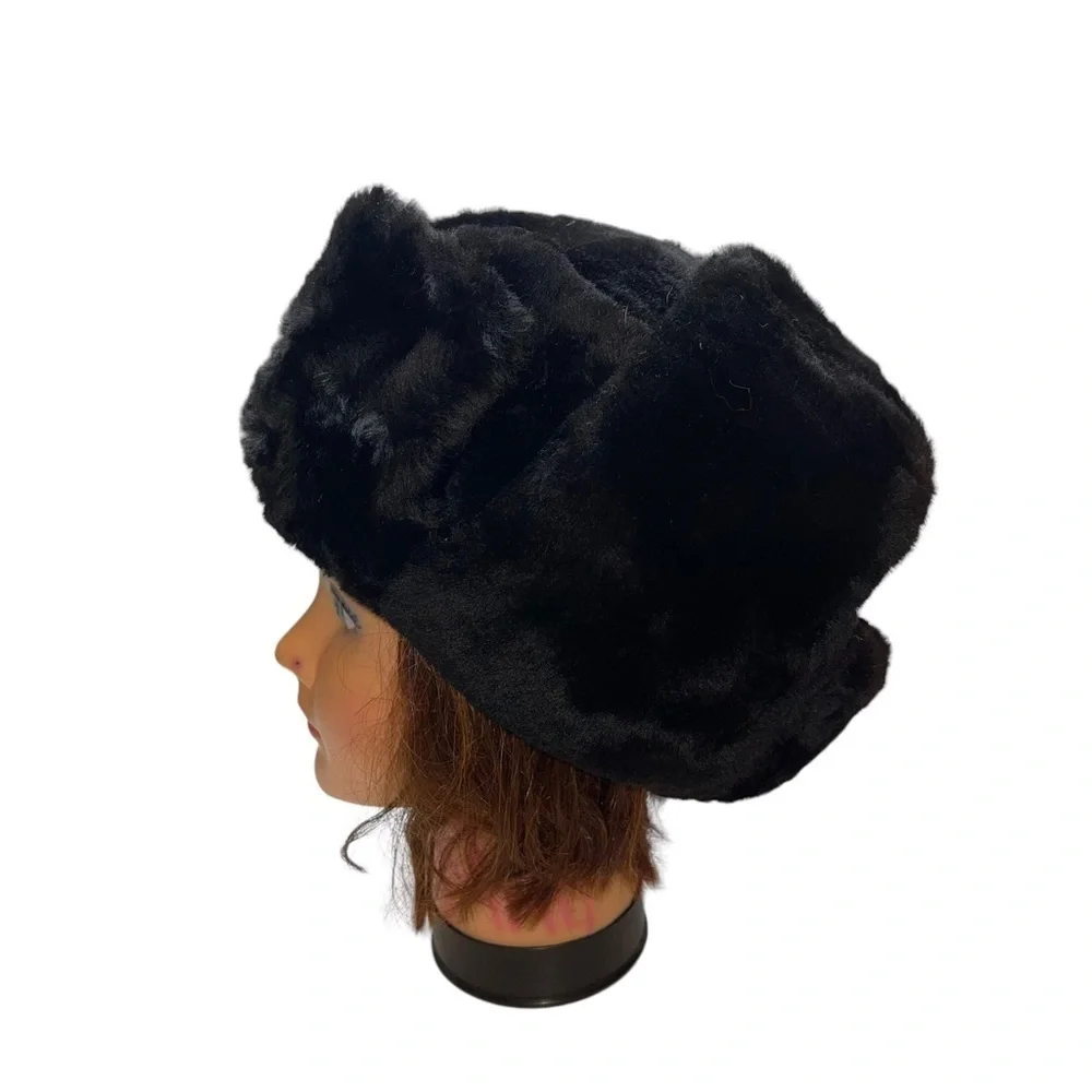 Vintage Fluffy Trapper Women Hat